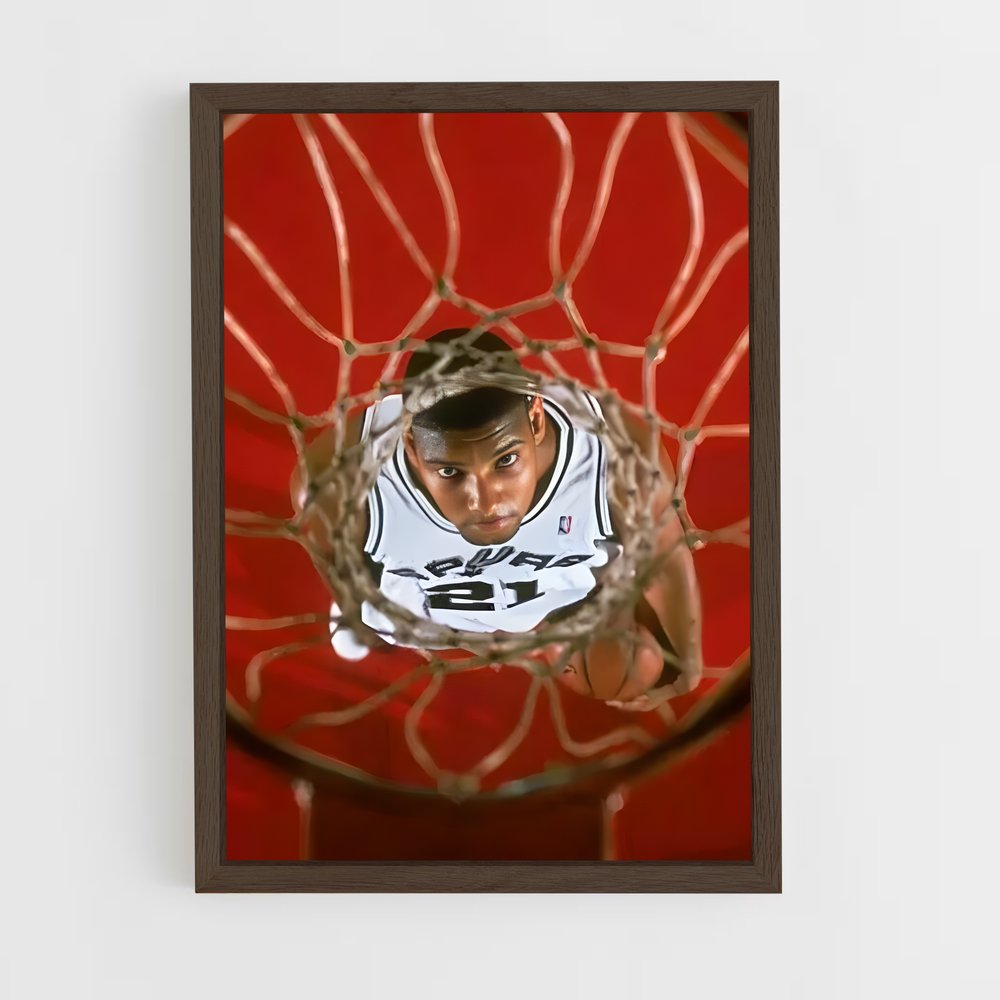 Poster Au Cœur du Panier – affiche Basketball (vue 5)